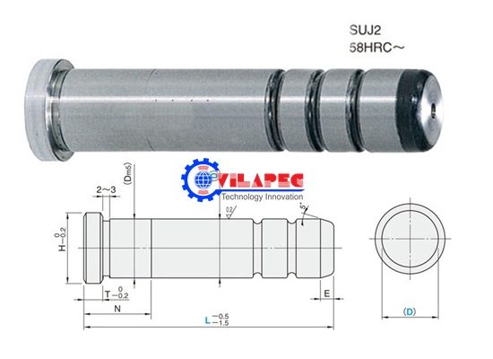 chốt định vị dẫn hướng trong khuôn