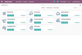 ứng dụng phê duyệt trong odoo