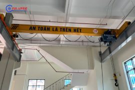 cầu trục 2 tấn dầm đơn khẩu độ 8.5m